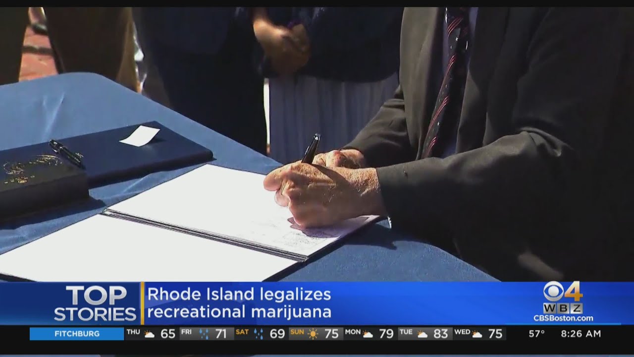 Rhode Island legalizes recreational marijuana