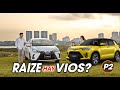So sánh Vios G và Raize nên chọn xe nào? Phần 2 | Nhóm Thái Lớn
