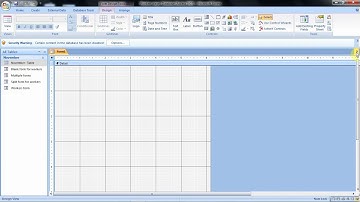 Creating forms using the blank form and form design