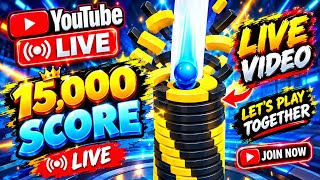🔴 Stack Ball 3D Gameplay  15,000 SCORE Challenge 🔥 | LIVE screenshot 5