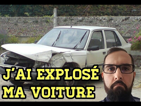 J'AI EXPLOSE MA VOITURE destruction derby