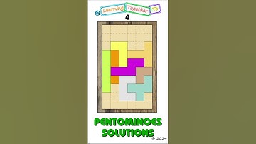 Not an image. #4 (Solution SETUP) Pentominoes Math Puzzle #mathchallenge #Shorts #puzzlegame