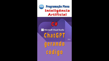 Como usar o ChatGPT para gerar um código C# . Visual Studio 2022 / 2019