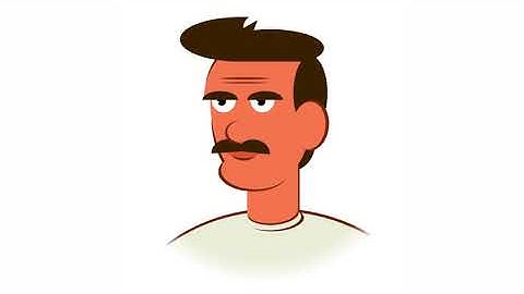 Drawing a cartoon of a man with CSS and a single HTML element