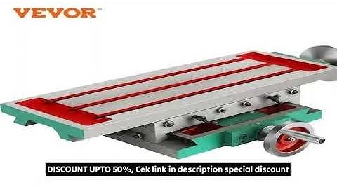 VEVOR Compound Multifunction Milling Machine Work Table 2 Axis Cross Slide Bench Drill Vis