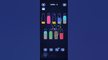 Water sort puzzle - Level 3 | Puzzle Gamer #gameplay #waterpuzzle #treding #games #treding #chidren