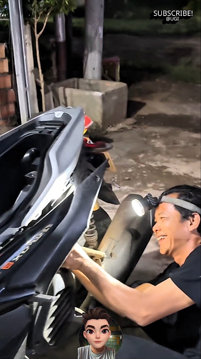 Song rem truk Sulawesi pasang di motor