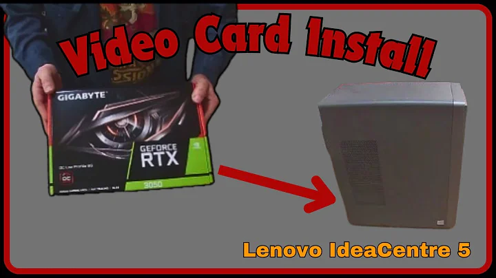 3050 Geforce RTX Unbox and Install