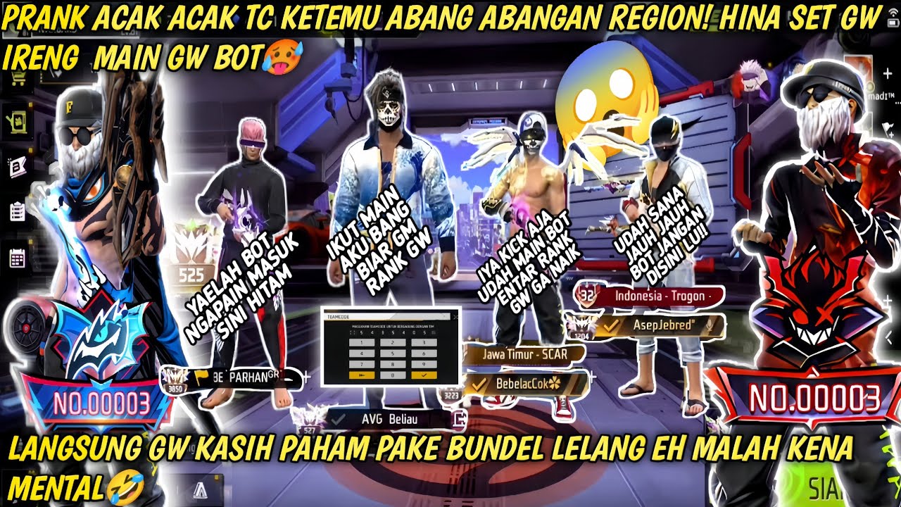 PRANK ACAK ACAK TC KETEMU ORANG SONGONG!! LANGSUNG GW KASIH PAHAM!! EH MALAH KENA MENTAL!! 