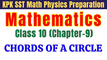 Math Class 10 | Chord of a Circle | Theorem Proofs + Solved Examples | Board + Jobs Prep