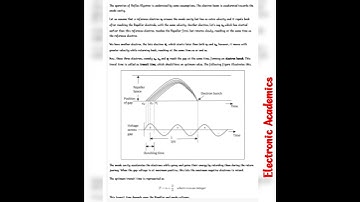 About Reflex Klystron
