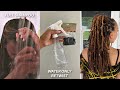 I Retwisted My Hair into Two Strand Twists with WATER ONLY 😅 | Natural Hair Wash Day Vlog