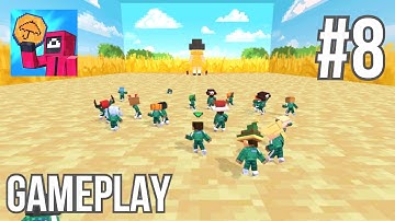 Squid Games - Craft Survival Day 1-8 Gameplay Walkthrough (Mobile Gameplay #8)