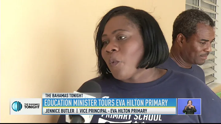 EDUCATION MINISTER TOURS EVA HILTON PRIMARY SCHOOL