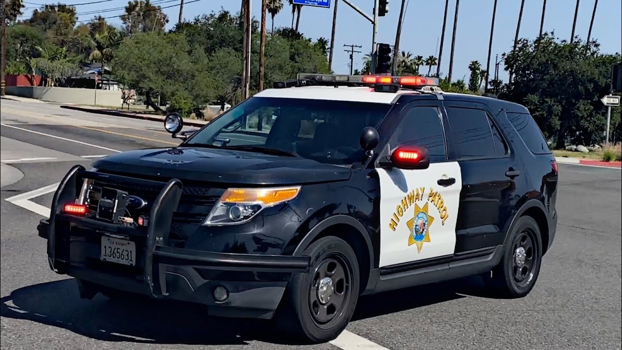 California Highway Patrol Ford Explorer Responding Code 3 YouTube