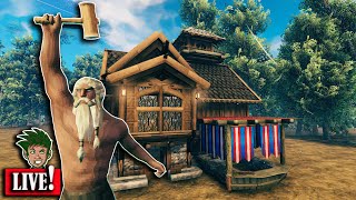 300 wood Valheim building challenge | Starter house