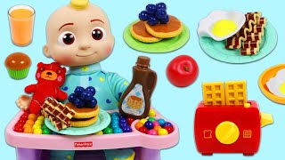 Cocomelon Baby JJ Eats Big Breakfast Meal Time & Story Time with Family & Friends Water Art Book