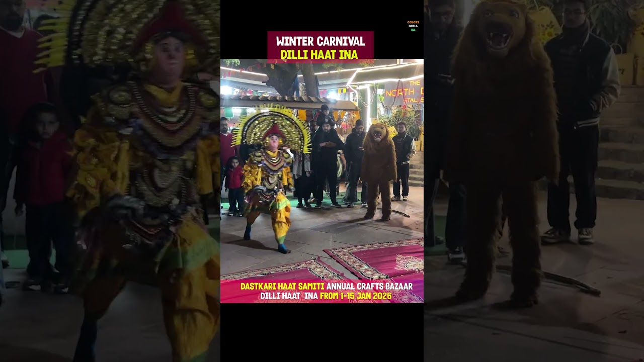 Winter Carnival at Dilli Haat INA Chhau Dance performances Bazaar | Dilli Haat  | Jan 1–15, 2026 2