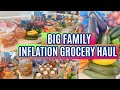 Buying Groceries for a Big Family - What are Prices in the Store? Massive Inflation Grocery Haul