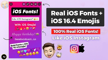 🚀 iOS Fonts + iOS 16.4 Emojis On Android Instagram | iOS Instagram For Android !!