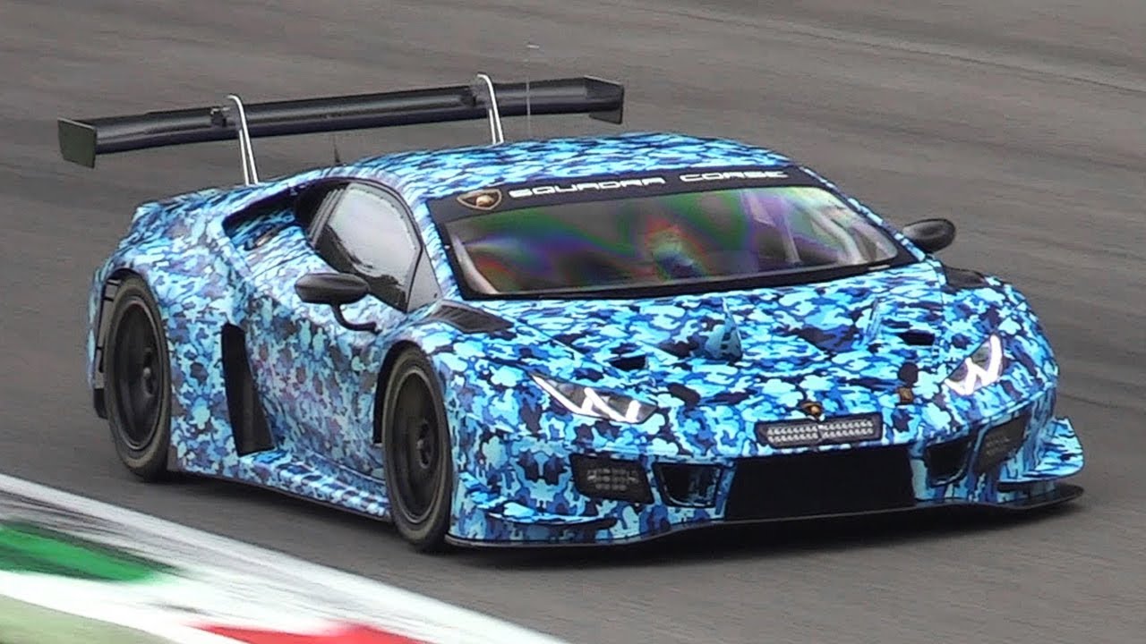 2019 Lamborghini Huracán Gt3 Evo In Action Testing New Front Aero