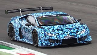 2019 Lamborghini Huracán GT3 EVO in action testing New Front Aero!