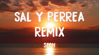 Sal y Perrea Remix - Sech {Lyrics Video} 🍬