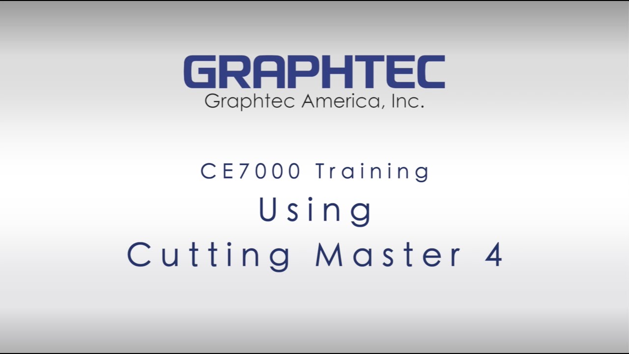 MARKING ERROR GRAPHTEC CUTTING MASTER 4 