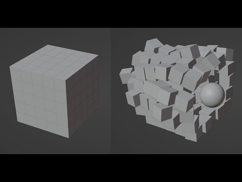 Breaking Blocks Animation | Blender 3D | Beginner Tutorial