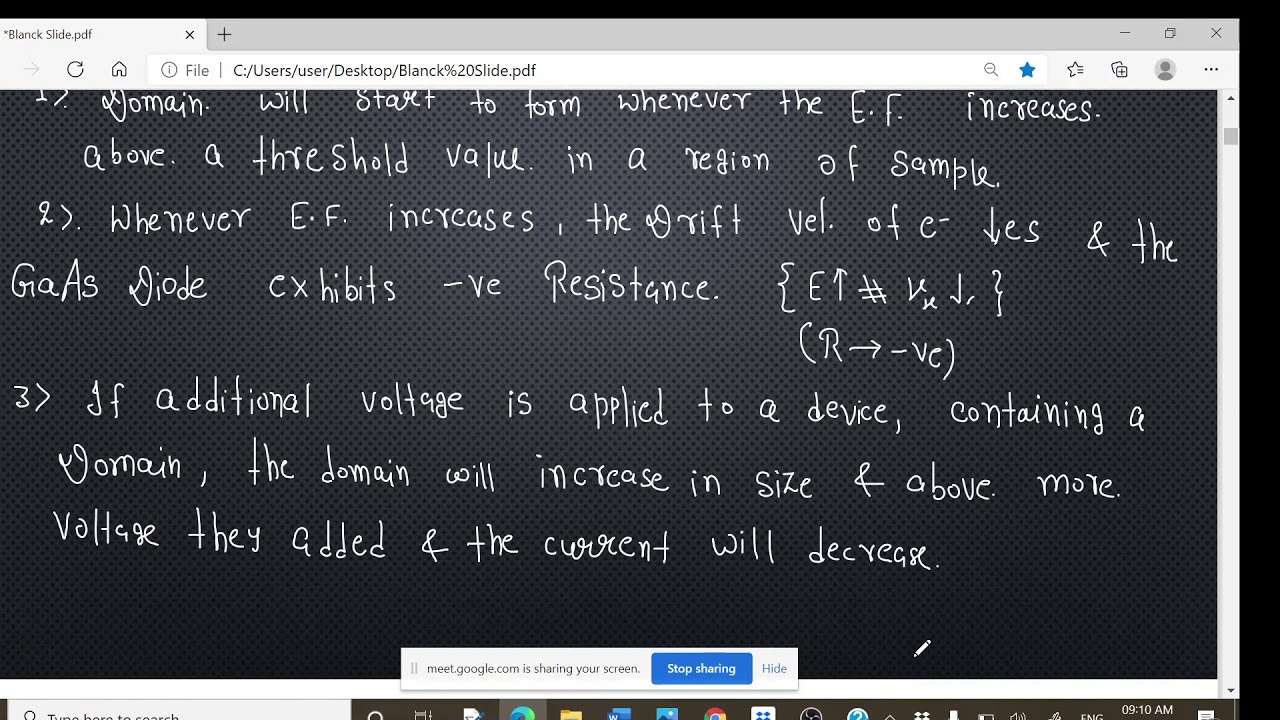 Read diode # Lecture 55 # Microwave Electronics # M.Sc. Final