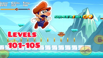 SUPER BINO GO - levels 101-105 walkthrough gameplay #superbinogo #walkthrough #androidgameplay #2023