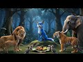 नीला सियार | Blue Jackal | Hindi Moral Story for kids | 3D Animation | Trust & Friendship