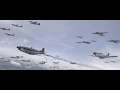 [전쟁영화 공중전 전투씬/명장면] B-17 플라잉 포트리스(Flying Fortress) 호송작전 :  P-51D 머스탱(Mustang vs Bf 109)