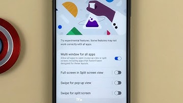 Multi window for all apps on Samsung A04s Android 13