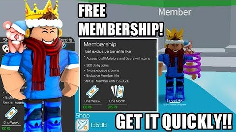[HOW TO GET] FREE Membership In Tower Of Hell! (GET IT QUICKLY!)