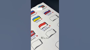 Draw the SUBCRIBER flag  #flag #tutorial #shorts #trending