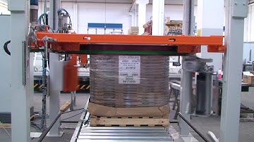 Ring Stretch Wrapper Uniwrap 900 AUTO with Film Welding