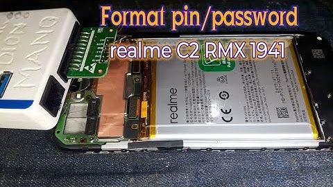 REALME C2 RMX1941 Format Pin/Password by Ufi Box