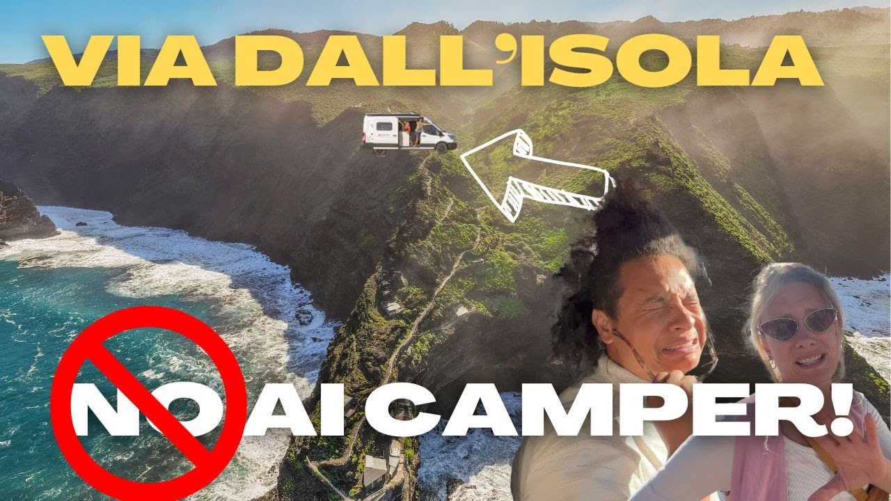 Canarie in CAMPER: ci cacciano! Lasciamo l'isola ❌