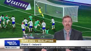 Euro 2024 - Qualifying: France 1-0 Ireland｜Pavard's stunner keeps Les Bleus top of Group B