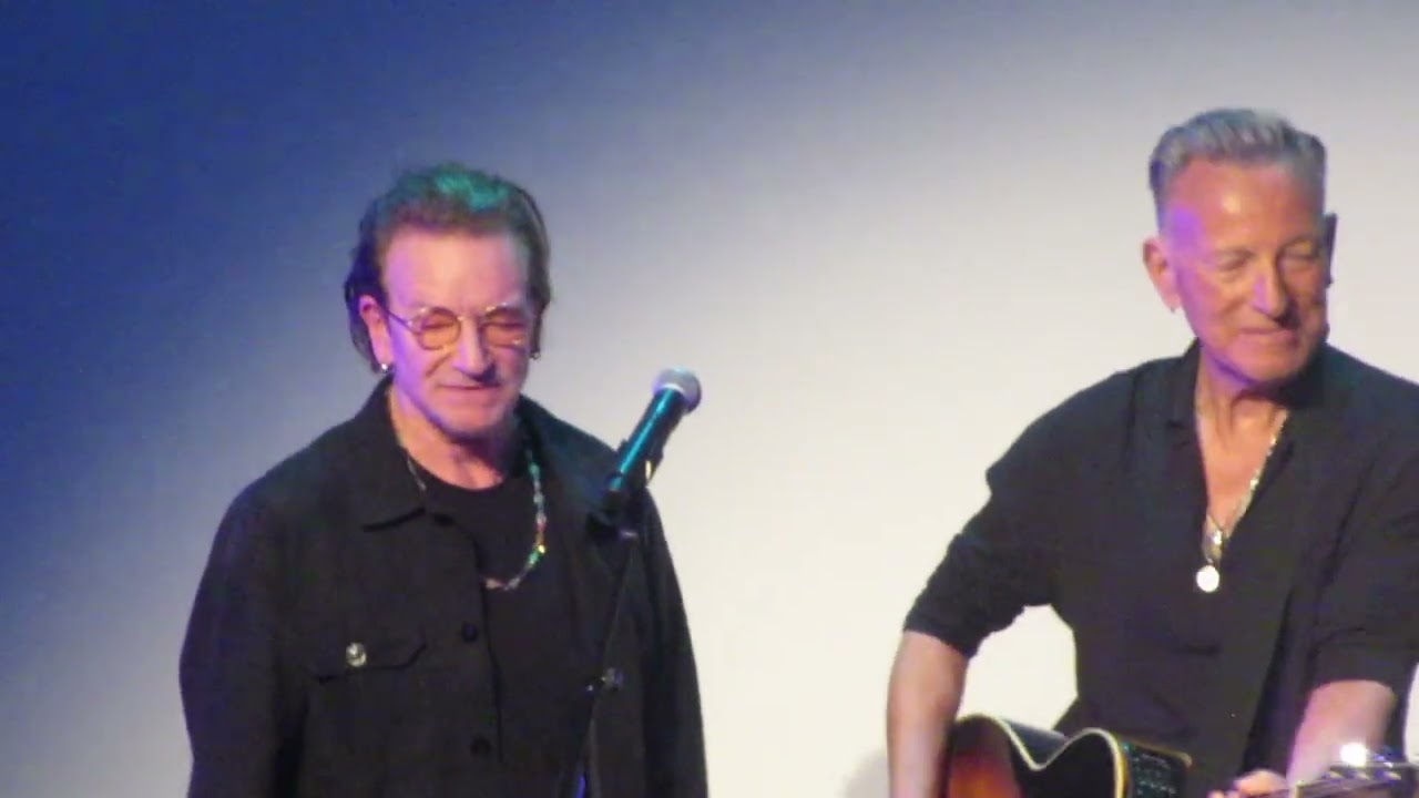 Bruce Springsteen, Patti Smith and Bono - "People Have The Power" - New York City, NY - 6/13/26