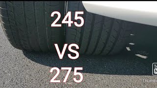 245 vs 275 tires