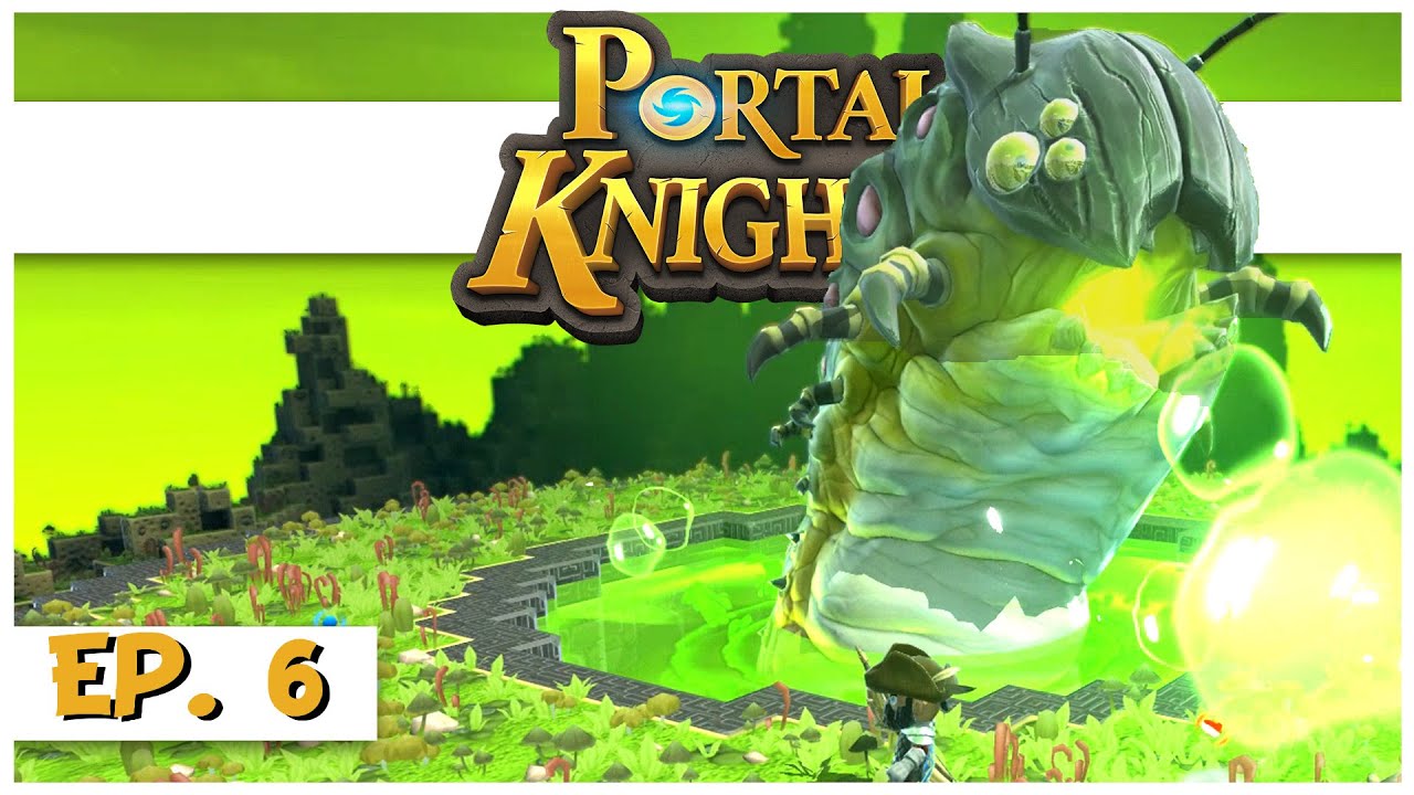 Portal Knights Ep 6 Fighting The Worm Boss Lets Play Portal Knights Gameplay