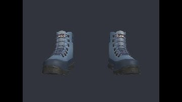 3D Model of shoes - file winter_shoe_02.max