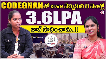 Codegnan : 🚀 How I Learned Java Full Stack and Got a 3.6 LPA Job | My Codegnan Journey | @Codegnan