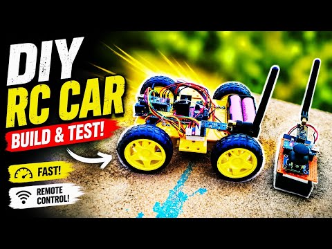 Arduino wireless robot using nRF24L01 | Long range | DIY build | With code and schematics