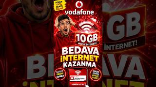 VODAFONE 10GB BEDAVA İNTERNET KAZANMA! (GÜNCEL LİNKLER)