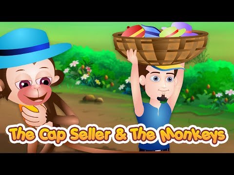 The Cap Seller And The Monkeys Story | Stories For Children | Bedtime Story For Kids | TinyDreams