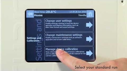 Calibrating the SMP40 - Automatic Melting Point