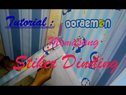  stiker  tembok  kamar motif doraemon  YouTube